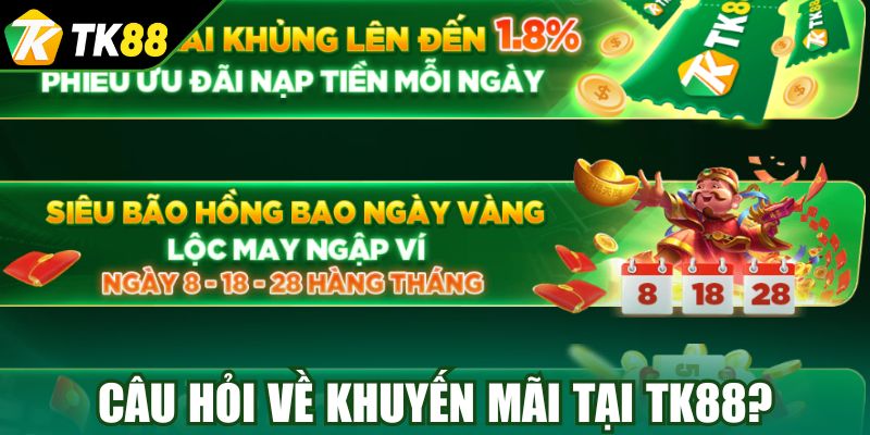 Câu hỏi về hoạt động khuyến mãi tại nhà cái?